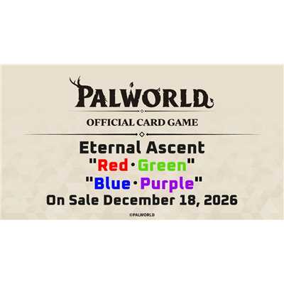 Palworld TCG: Eternal Ascent [TD03] — Trial Deck Red・Green EN