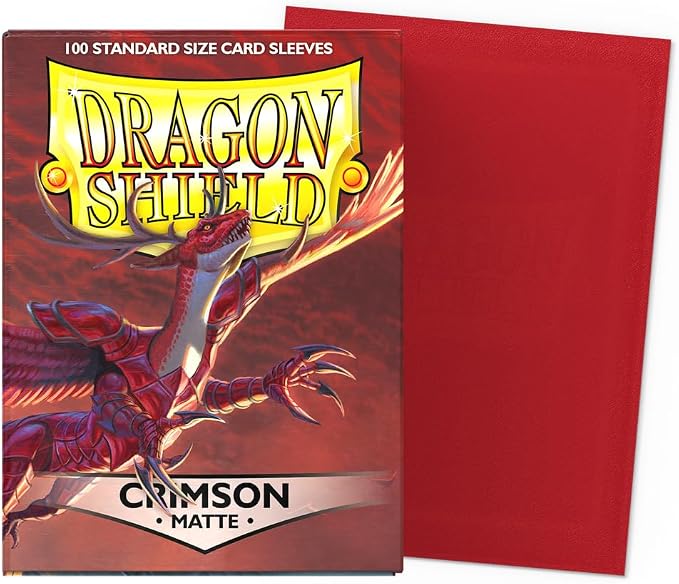 Fundas Dragon Shield Standard Matte Crimson (100)