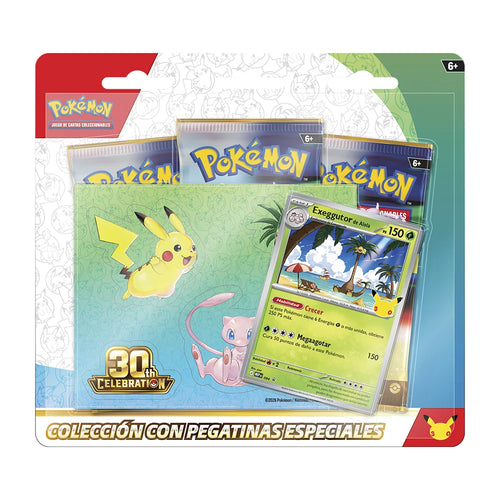 Blister Tech Sticker Lucario/Exeggutor Celebracion 30º Aniversario