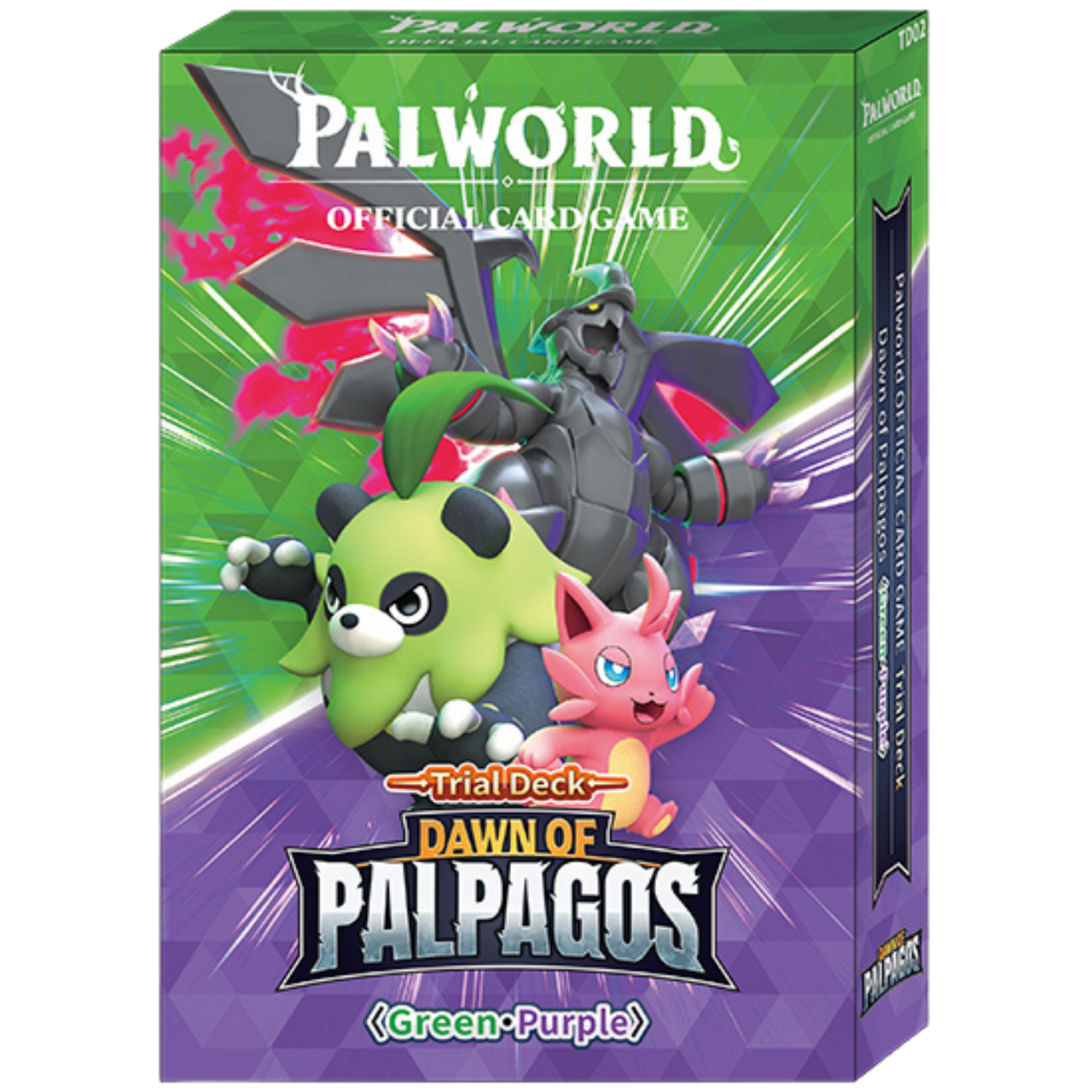 Trial Deck Palworld TCG Dawn of Palpagos Green・Purple EN